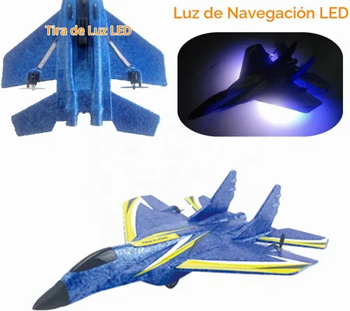 Vista 7 de Avión de control remoto para niños, aerolínea RC RTF, avión RC de 2 canales con giroscopio, juguetes de chorro RC de espuma EPP duradera