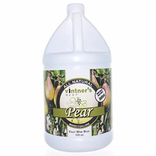 Vista 2 de Vintners Best Fruit Wine Base - Pera 128 oz. Jarra