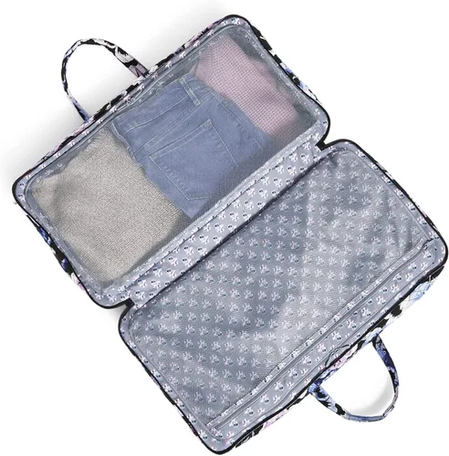 Vista 2 de Vera Bradley Bolsa de viaje plana de algodón para mujer