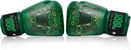 Vista 5 de Fairtex Resurrection - Guantes de boxeo Muay Thai de alta calidad, diseño de edición limitada, colaboración con Tom Atencio, elegantes y duraderos