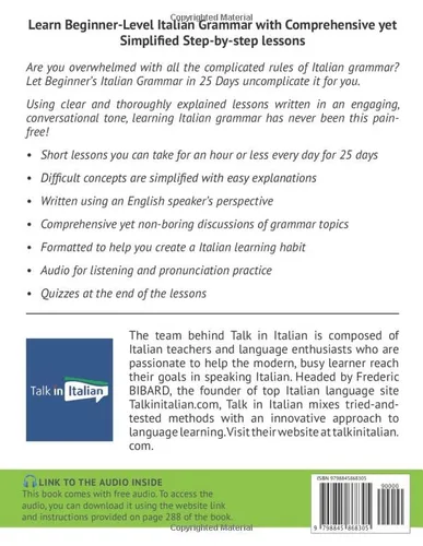 Vista 2 de Italian Grammar for Beginners Textbook & Workbook Included Supercharge Your Italian With Essential Lessons and Exercises
