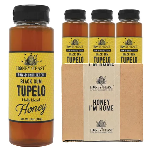 Vista 26 de Honey Feast Flower Powered Allergy Blend 10 veces miel, 12 onzas