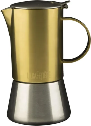 Vista 3 de La Cafetière Cafetería clásica de doble pared de 8 tazas, 1 L (1¾ pintas) - Acabado cobre