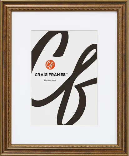 Vista 19 de Craig Frames 314BR - Marco de fotos de bronce adornado de 5 x 7 pulgadas con paspartú para mostrar una foto de 4 x 6 pulgadas