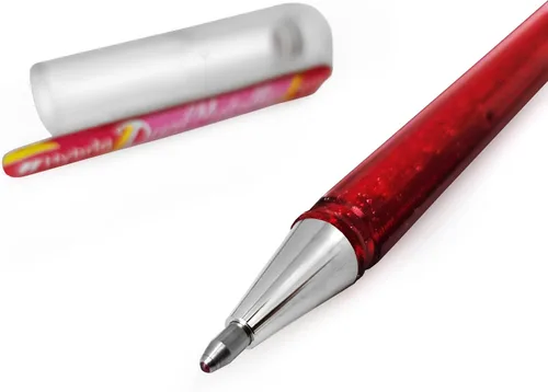 Vista 3 de Pentel Hybrid - Bolígrafos Metálicos Duales - Bolígrafos de Gel Líquido Rollerball - K110 - Colores Surtidos - Juego de 8