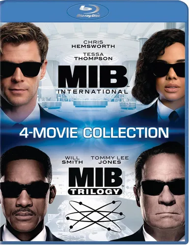Vista 2 de Men in Black (1997) Men in Black 3 Men in Black II Men in Black International - Set Blu-ray