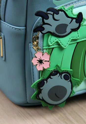Vista 6 de Loungefly Disney Stitch Luau Cosplay - Bolso de hombro con doble correa para mujer, Multi, Cosplay