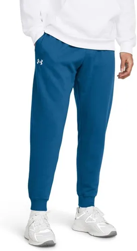 Vista 12 de Under Armour Rival - Pantalones de correr de forro polar para hombre (001) Negro / Blanco