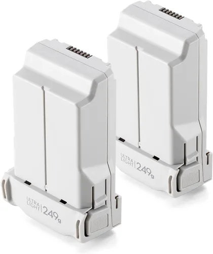 Vista 3 de RotorLogic Batería de vuelo inteligente original DJI Mini 3 Pro de 2453 mAh (paquete de 2) con hub de carga bidireccional original DJI, uso para DJI