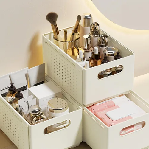 Vista 8 de Expandable Drawer Organizers Adjustable Storage Box for Kitchen Office Home Organization