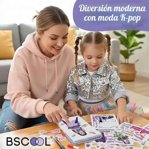 Vista 5 de BSCOOL Libro de actividades con pegatinas Kpop de 2 piezas para niñas Multipack - 2pcs Kpop