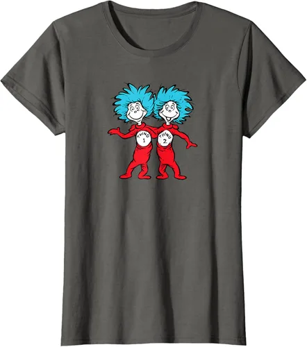 Vista 9 de Dr. Seuss Thing 1 Thing 2 Buddies - Camiseta Negro