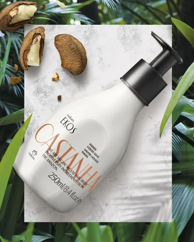 Vista 7 de natura -Brazil Nut (Castanha) Jabón líquido renovador para manos - Anti-sequedad - Limpiador derivado de coco - Cuidado de la piel vegano - Secretos