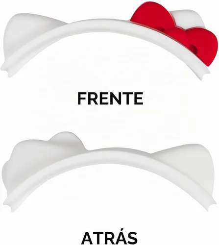 Vista 2 de Sonix x Sanrio - Funda de diadema de Hello Kitty para AirPods Max, accesorio protector de silicona con orejas de gato para auriculares Compatible