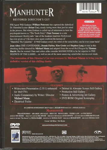 Vista 2 de Manhunter (Restored Director's Cut Divimax Edition)