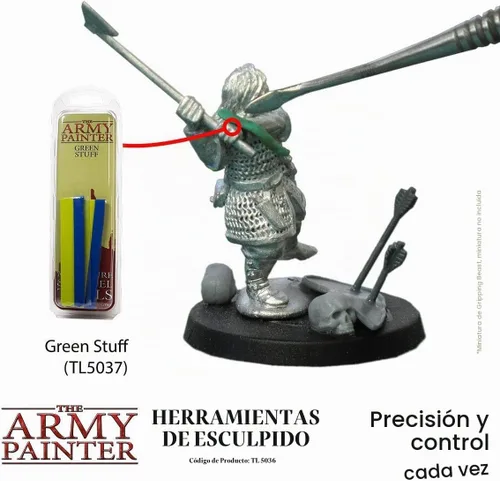 Vista 6 de The Army Painter, Herramientas de escultura, juego de tres herramientas