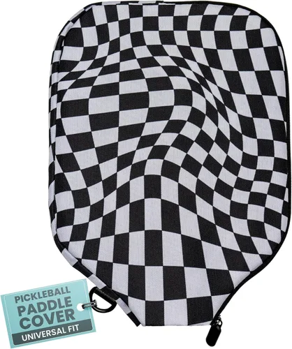 Vista 39 de Palms-O-Aces Pickleball Paddle Cover Canvas Padded Pickleball Paddles Sleeve with Zipper Lightweight Protective Paddle Case for Standard Paddles