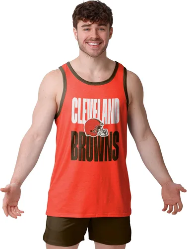 Vista 18 de FOCO NFL Mens NFL Team Logo Fashion Shirt Sleeveless Top