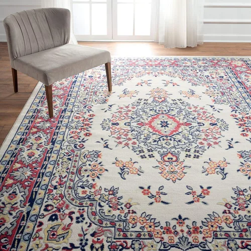 Vista 19 de Home Dynamix Premium Sakarya - Alfombra tradicional con borde de medallón, color azul campo, 9 pies 2 pulgadas x 12 pies 5 pulgadas, rectangular