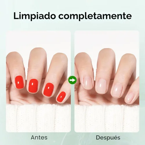 Vista 5 de Gellen Removedor de esmalte de uñas, sin acetona, para esmalte de uñas