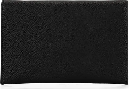 Vista 3 de Dexmay - Bolso de mano tipo sobre para mujer, tamaño mediano, de piel saffiano, plegable