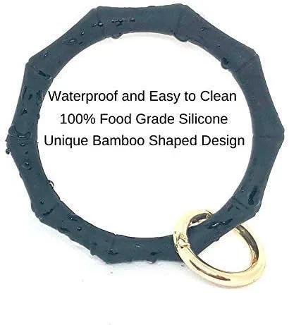 Vista 3 de Hadley Mae Designs - Pulsera llavero con aro portallavero