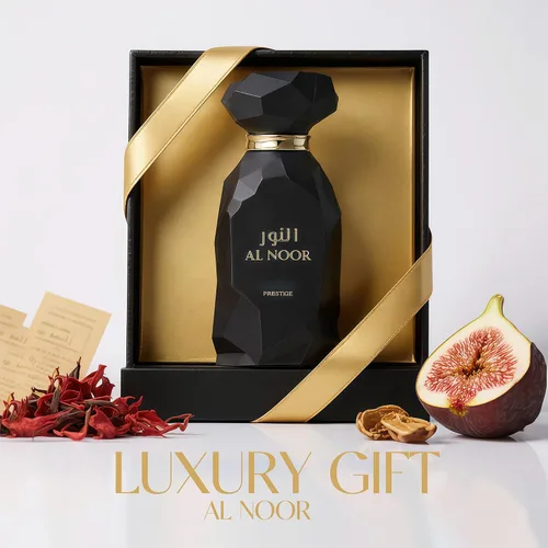 Vista 6 de AFLUXE AL NOOR PRESTIGE EAU DE PARFUM PARA HOMBRE 100 ml Apertura de Notas Afrutadas y Especiadas Armonía Oriental Regalo de Lujo