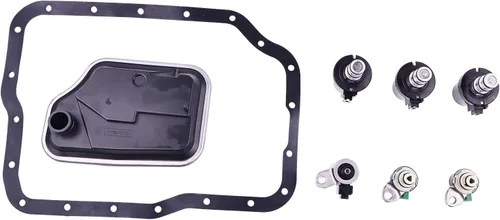 Vista 2 de Kit de servicio de filtro de solenoide de cambio de transmisión 4F27E Compatible con Ford Focus Transit Connect Compatible con Mazda Protege