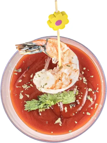 Vista 10 de Restaurantware Copas de parfait de 6 onzas, 20 tazas redondas de mousse, desechables, duraderos, de plástico transparente, para postres, aperitivos
