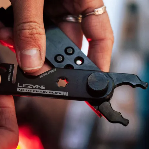 Vista 5 de LEZYNE Alicates multicadena Herramienta de cadena de reparación de bicicleta todo en uno duradera y ligera con alicates de enlace rápido, rompedor
