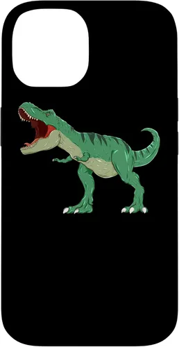Vista 4 de Carcasa para iPhone X/XS con diseño de dinosaurio T-Rex.