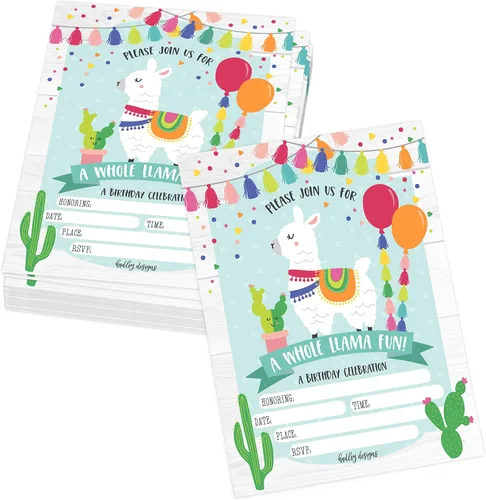 Vista 15 de 25 invitaciones de cumpleaños para niños, invitaciones de fiesta temática Camuflaje
