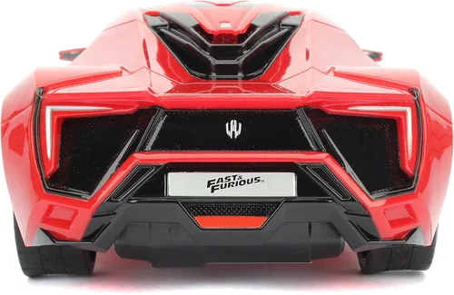Vista 8 de Jada Toys - Fast & Furious 1:16 RC, Lykan Hypersport, Rojo