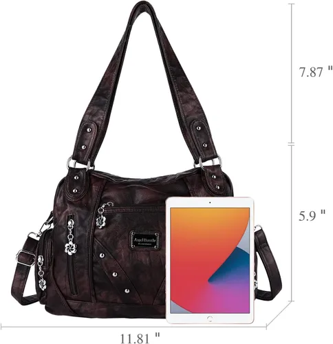 Vista 2 de Angel Barcelo Hobo Bag for Women Crossbody Purse and Handbags Ladies Shoulder Bags