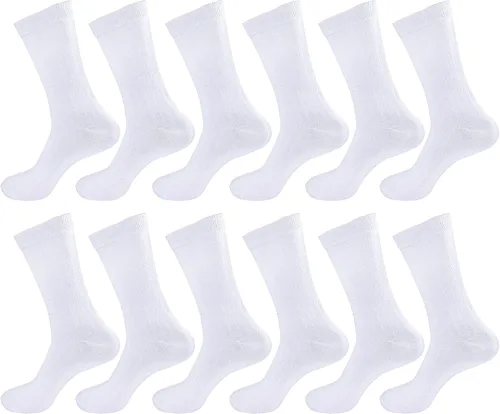 Vista 35 de 12 pares de calcetines de vestir para hombre