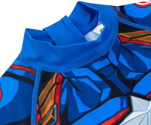 Vista 7 de Marvel Traje de baño de los Vengadores para niños Capitán América