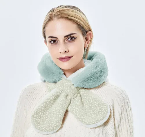 Vista 33 de Gorros de invierno para mujer, pasamontañas, bufanda, para clima frío, conjunto para mujer, gorro con capucha