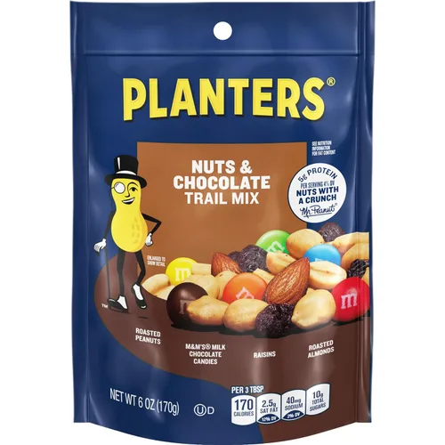 Vista 10 de Macetero Trail Mix, frutos secos, semillas y arándanos, bolsas de 6 onzas (paquete de 12)