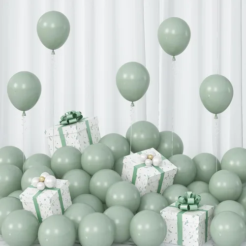 Vista 16 de Globos dorados champán, 60 globos pequeños de látex champán metálico de 5 pulgadas para arco de guirnalda de globos, globos cromados y champán de 5