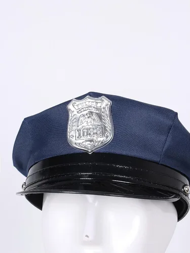 Vista 6 de Disfraz de policía para mujer, disfraz de policía de Halloween, uniforme de cosplay