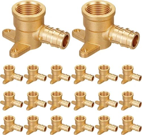 Vista 29 de 1" x 1" PEX A Expansión 90 grados codo, accesorios de fontanería de latón macizo, ASTM F1960 para conexión de tubería PEX-A