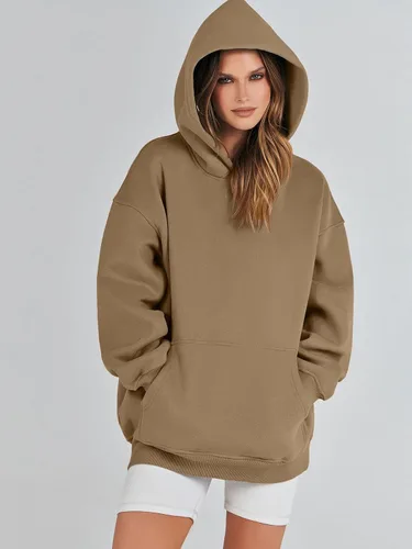 Vista 7 de ANRABESS Womens Oversized Hoodies Fleece Sweatshirts Long Sleeve Hooded Pullover Fall Clothes with Pocket