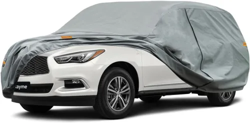 Vista 54 de Kayme Funda de Coche de Servicio Pesado Impermeable para Todo Tipo de Clima, Ajuste Personalizado para Tesla Model S, Cubierta Exterior Completa