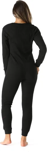 Vista 3 de #followme Women's Thermal Henley Onesie Union Suit