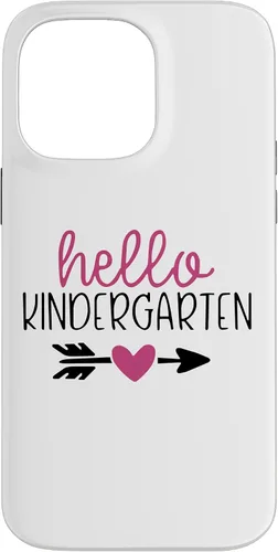 Vista 21 de Hello Kindergarten Parent Or Teacher Saying New School Year Case for iPhone XR