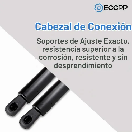 Vista 5 de ECCPP Paquete de 2 amortiguadores para puerta trasera con elevación, a gas, para Toyota, compatible con SG229013 4590.