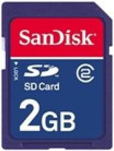 Vista 5 de SanDisk Tarjeta de memoria flash SD clase 4 de 2 GB, SDSDB-002G-B35 (la etiqueta puede cambiar)