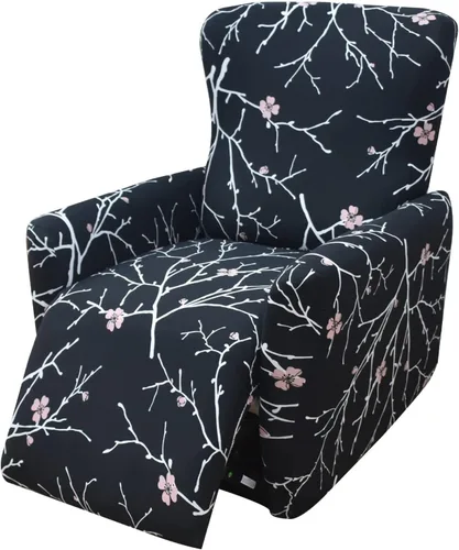 Vista 39 de Fundas para silla reclinable para silla reclinable, 4 piezas, funda para sofá reclinable con bolsillos, funda elástica antideslizante y reclinable