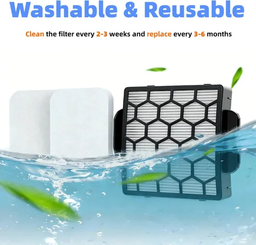 Vista 6 de Filtro de repuesto compatible con Shark Rocket Pro Cordless Stick ZU100 ZU102
