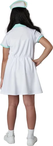 Vista 4 de California Costumes, Playtime Enfermera, Niño, Blanco, XS (talla 4-6)